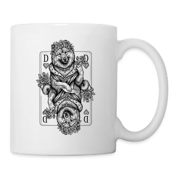 Eurasier | Queen of Hearts | Maps - Mug - white - Right