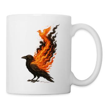 Phoenix Raven: Fire Rebirth - Mug - white - Right