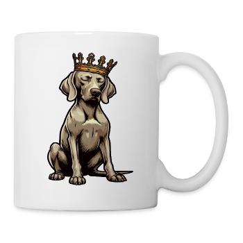 Weimaraner Amoureux Weimaraner Gardien Weimaraner - Mug blanc - blanc - Droite