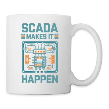 SCADA rend ça possible Technologie d’automatisation - Mug blanc - blanc - Droite