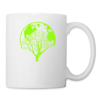 SAVE THE EARTH T-SHIRT - Tasse - Weiß - Rechts