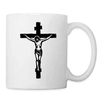 Croix de Jésus - Mug blanc - blanc - Droite