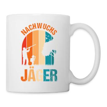Jagd Ausbildung Jagen Waidmann Jäger - Tasse - Weiß - Rechts
