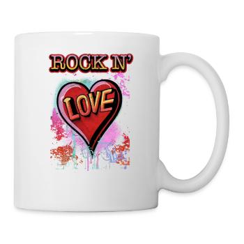 Rock'n Love - Tasse - Weiß - Rechts