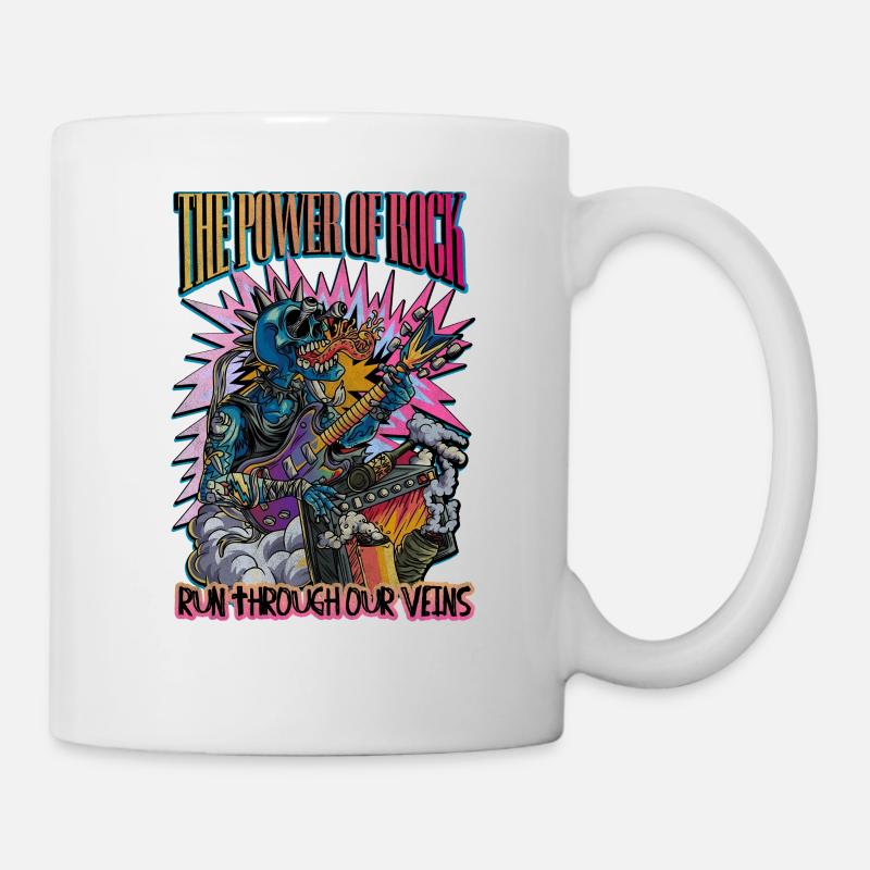 The Power of Rock - Mug - white