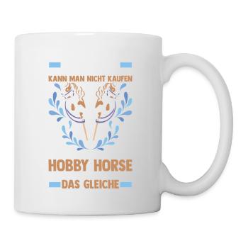 Steckenpferd Hobbyhorse Hobby Horsing - Tasse - Weiß - Rechts