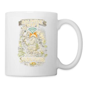 Bali Reise Balinese Wifi Survivor - Tasse - Weiß - Rechts