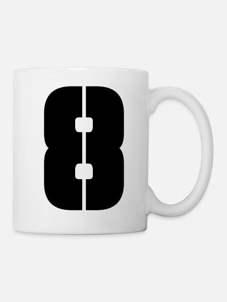 8 - Tasse - Weiß