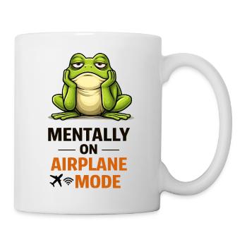 Frog in Airplane Mode Meme - Mug - white - Right