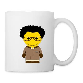 GEEKLEY veste forestière camel  - Mug blanc - blanc - Droite