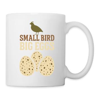 Quail Keeper Quail Farmer Backyard Quail - Mug - white - Right