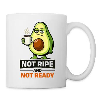 Mème de l’avocat : pas mûr pas prêt - Mug blanc - blanc - Droite