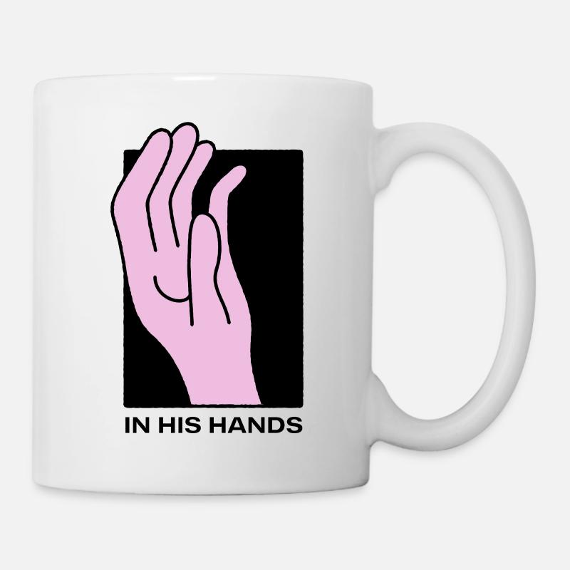 In seinen Händen - Tasse - Weiß