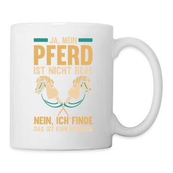 Steckenpferd Hobbyhorse Hobby Horsing - Tasse - Weiß - Rechts