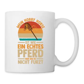 Steckenpferd Hobbyhorse Hobby Horsing - Tasse - Weiß - Rechts