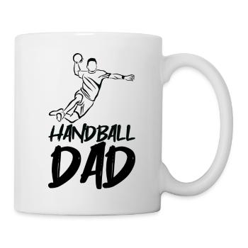 Père joueur de handball - Mug blanc - blanc - Droite
