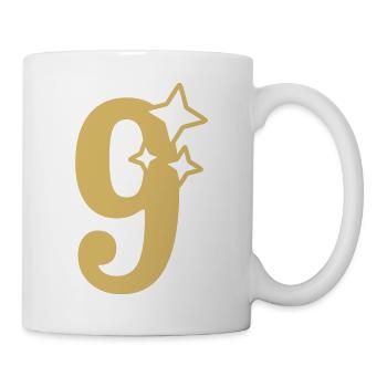 9 Years Anniversary 9th Birthday Starlet - Mug - white - Right