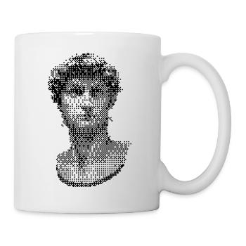 Michelangelo-David-Skulpturendesign - Tasse - Weiß - Rechts
