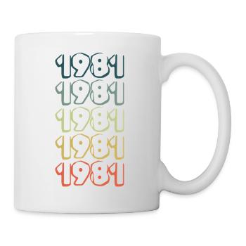 Year of birth 1981 - Mug - white - Right