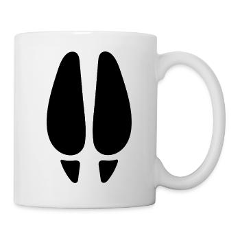 Hirschspur - Tasse - Weiß - Rechts