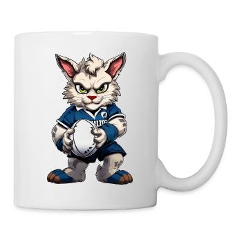 Rugby Cat - Mug blanc - blanc - Droite