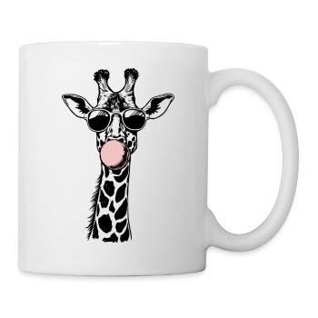 Ambiances cool de bulle girafe - Mug blanc - blanc - Droite