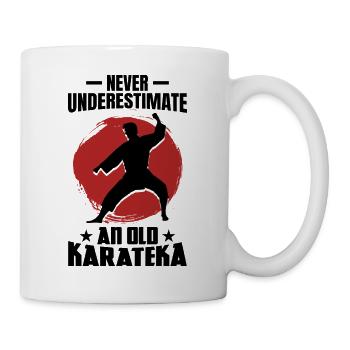 Karate Grandpa - Mug - white - Right