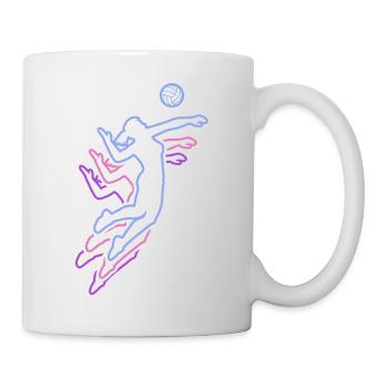 Volleyball Girls Volleyball Player Beach Volleyball - Mug - white - Right