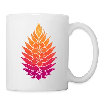Rainbow Lotus Mandala - Mug - white - Right