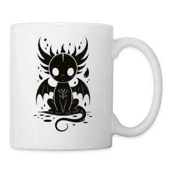 Chemise Dark Dragon Mignonne Gothique Mignonne Dragon - Mug blanc - blanc - Droite
