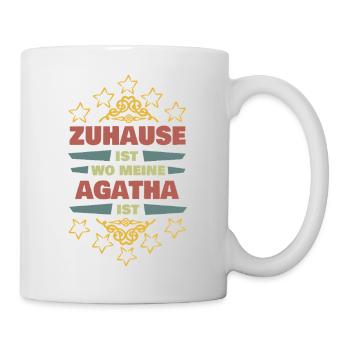 Geschenk für Agatha - Tasse - Weiß - Rechts