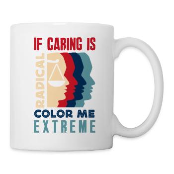Radikalisiert Durch Grundlegenden - Tasse - Weiß - Rechts