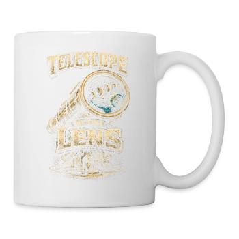 Astronome astronomique Telescope My Time Lens - Mug blanc - blanc - Droite