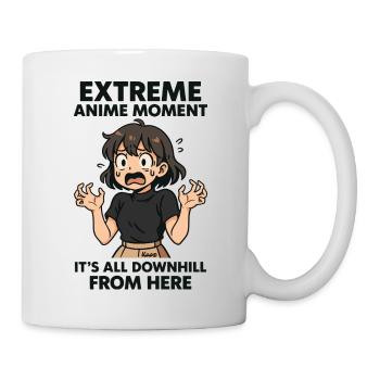 Extreme Anime Moment Downhill Vibe - Mug - white - Right