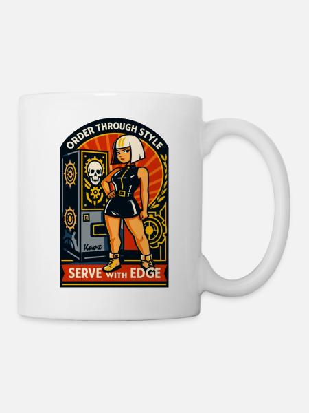 Vault Vixen Edge - Tasse - Weiß