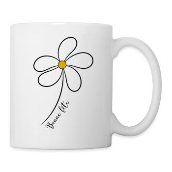 HERZLICHEN GLÜCKWUNSCH ZUM GEBURTSTAG. MUTTERTAG. VATERTAG. PARTEI - Tasse - Weiß - Rechts