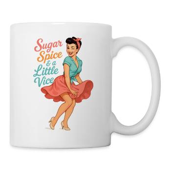 Sugar, Spice & Vice – Rockabella Pin-up Girl - Mug - white - Right