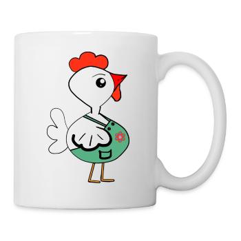 Gardener Chicken Chickens Hobby Gardener - Mug - white - Right