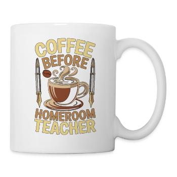 Homeroom Teacher Coffee Educator Coffee Lover - Mug - white - Right