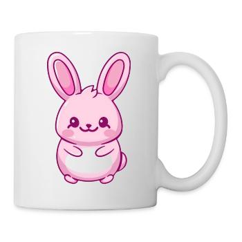 lapin kawaii mignon - Mug blanc - blanc - Droite