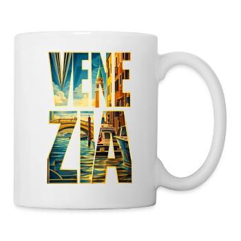 Venise-Goldene Kanäle - Tasse - Weiß - Rechts