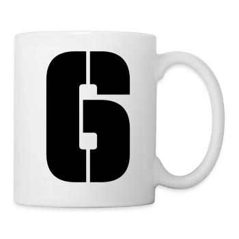 6 - Mug blanc - blanc - Droite