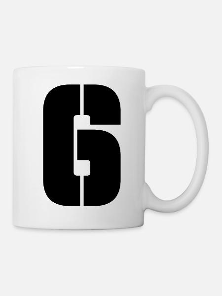 6 - Tasse - Weiß