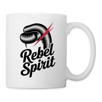 Fahrrad Herzschlag Rot für Radsportliebhaber - Tasse - Weiß - Rechts
