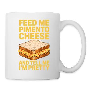 Sandwich au fromage piment piment Fromage Fromage Cadeaux - Mug blanc - blanc - Droite