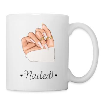 Parfaitement réussi ! Design - crème - Mug blanc - blanc - Droite