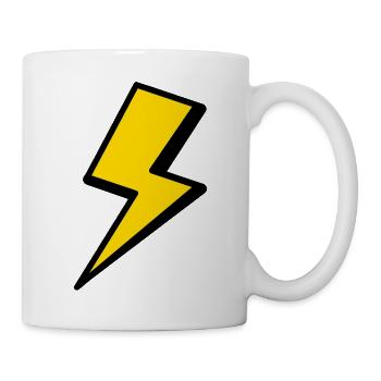 Lightning Graphic Shirt - Mug - white - Right