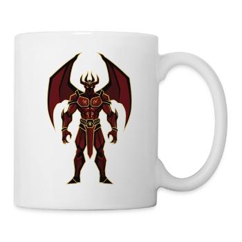 Devil Demon Mask Death Fantasy Satan Halloween - Mug - white - Right