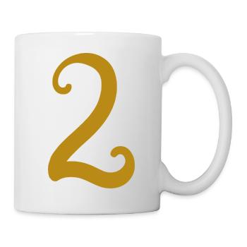 2 - Tasse - Weiß - Rechts