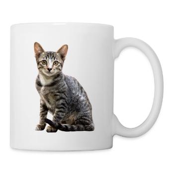 Cats Vintage Portrait Pet Cat Design - Mug - white - Right